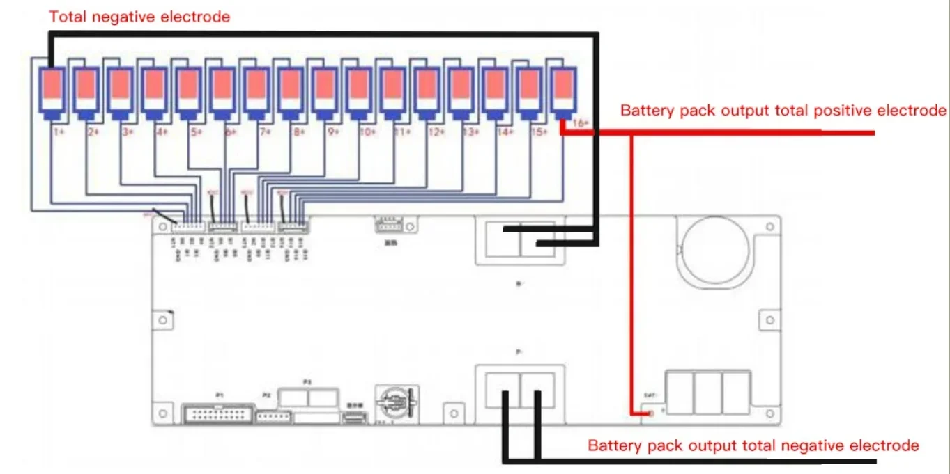 JiKong PB1A16S15P 24 В 48 150 А инвертор накопителя энергии bms для Growatt Deye Connection аккумулятор