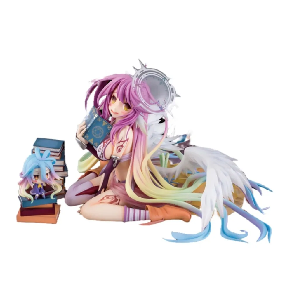 No Game Life Shuvi Jibril Great War Ver Фигурка ПВХ Аниме Модель Кукла Коллекционная Подарочная