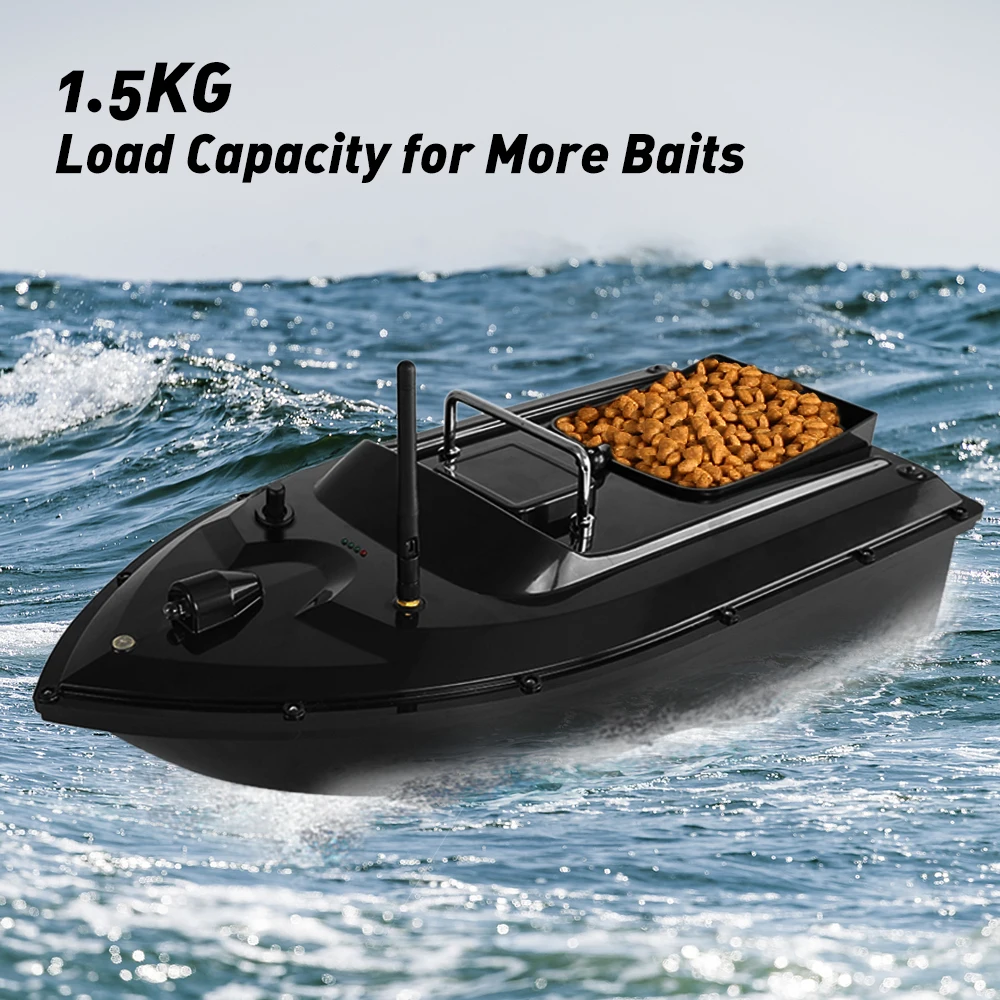 

Remote Control Fishing Bait Boat 500M Wireless Fishing Bait Boat Fishing Feeder Fishing Finder Equipment 1.5KG Load