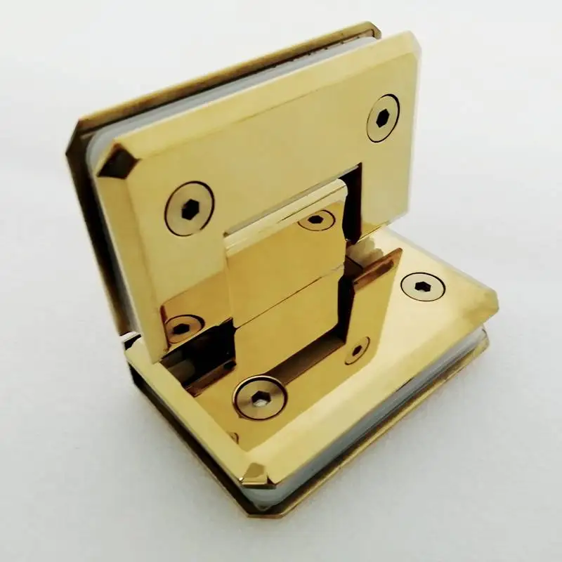 Гидравлический 90-градусный стеклянный шарнир Kensharp сверхпрочный SS304 дверной для