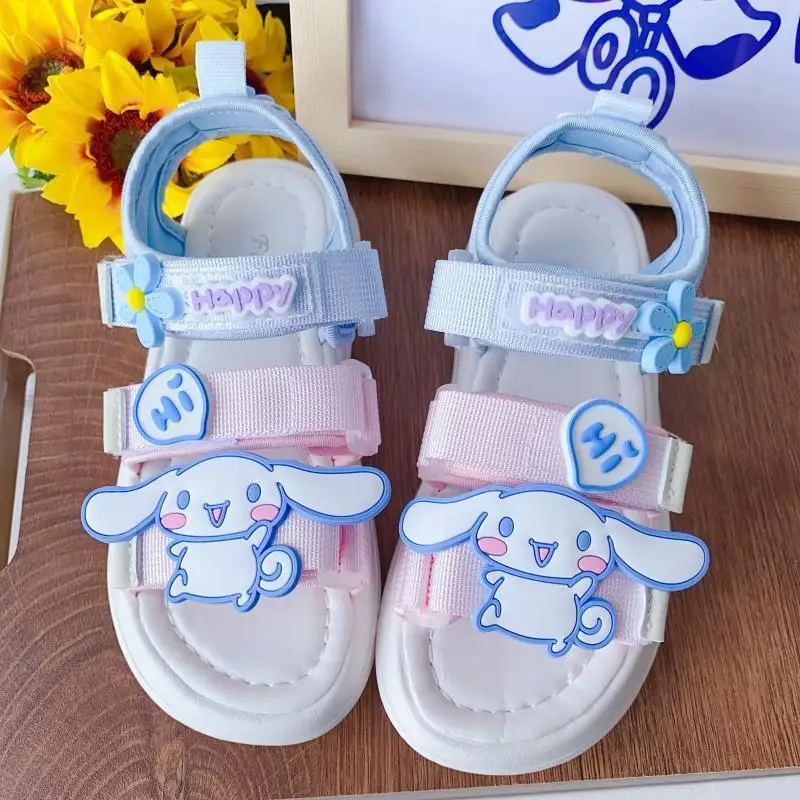 

Sanrio Anime Kawaii Cinnamoroll Sandals New Fashion Summer Outdoor Two Wear Cute Beach Sandals Girls Creative Gifts