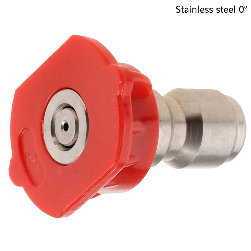 

Поворотный соединитель 1/4 дюйма, Регулируемый адаптер с 5 насадками-распылителями, медное соединение для автомойки высокого давления