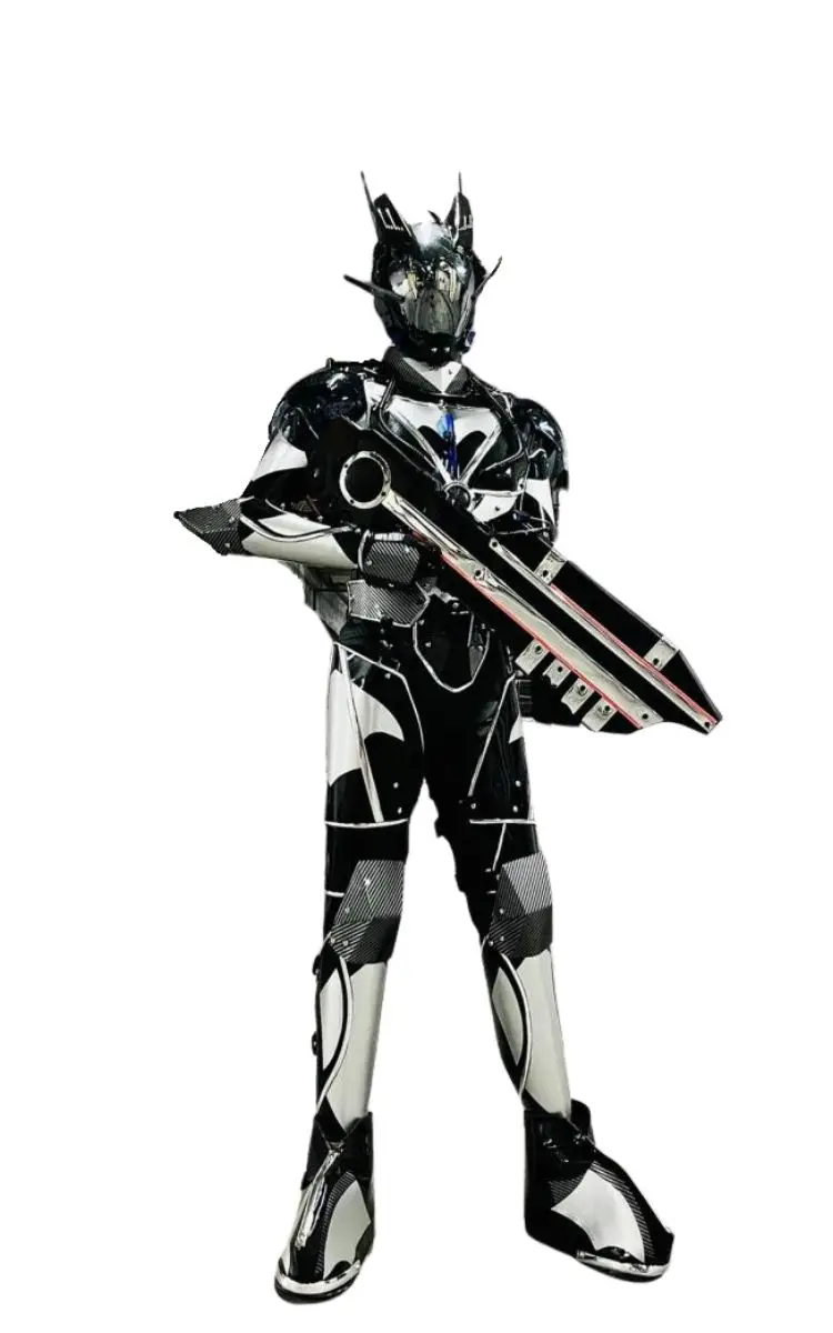 Cyberpunk Future Warrior Bar светодиодный робот механическое освещение Механическая Броня