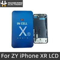 zy incell original high quality lcd for iphone xr digitizer component lcd assembly screen replacement display free shipping