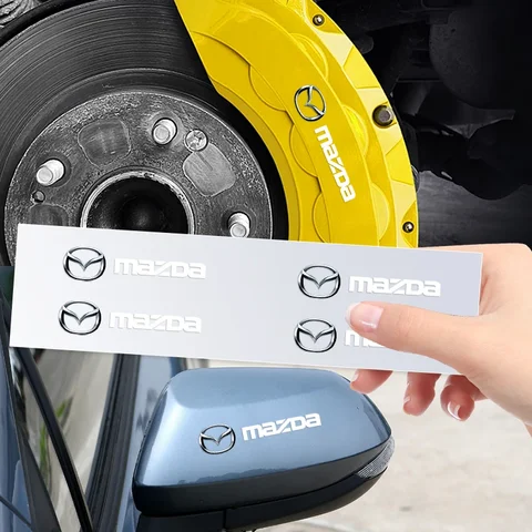 Автомобильная наклейка на дверь с логотипом, украшение «сделай сам», интерьер автомобиля для Mazda 3 6 323 626 RX8 CX5 CX3 CX9 CX8 Miata MX5 Yaris TK78-66-9U0C