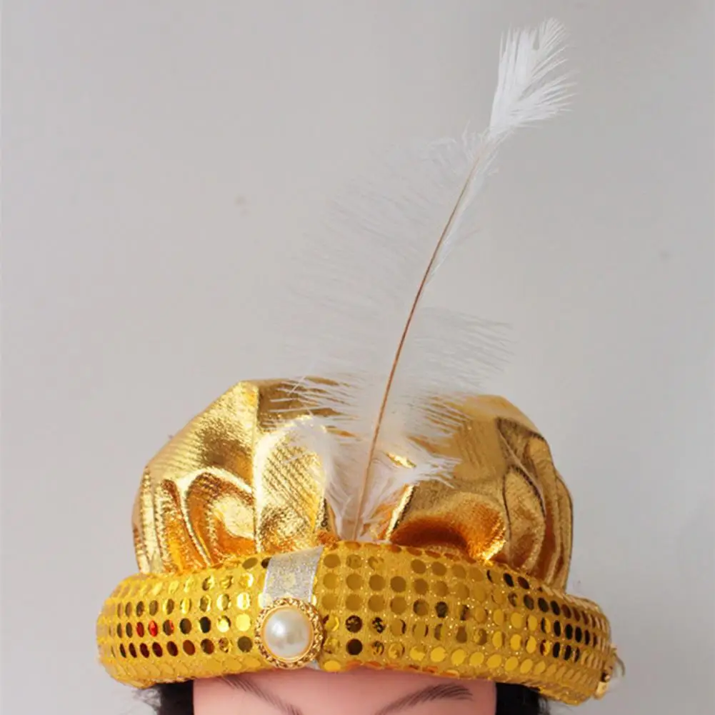 

Funny Hat One Size Opera Hat Faux Pearl Masquerade Party Hat Stage Show