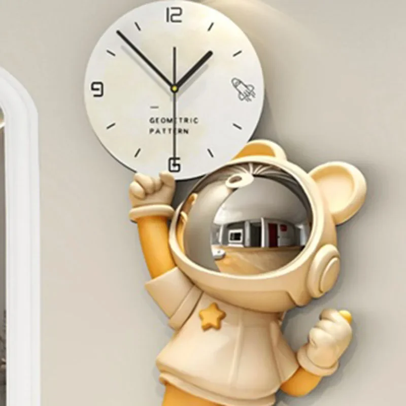 Бесшумные настенные часы Мультяшные Креативные украшения комнаты товары в
