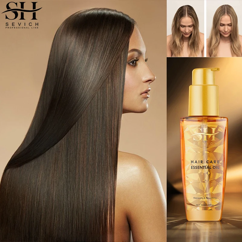

Sevich Professinal Hair Care Essential Oil 50ml High Quality Hair Dry Treatment Products Smoothing Repair Frizz Damaged Hair Hot