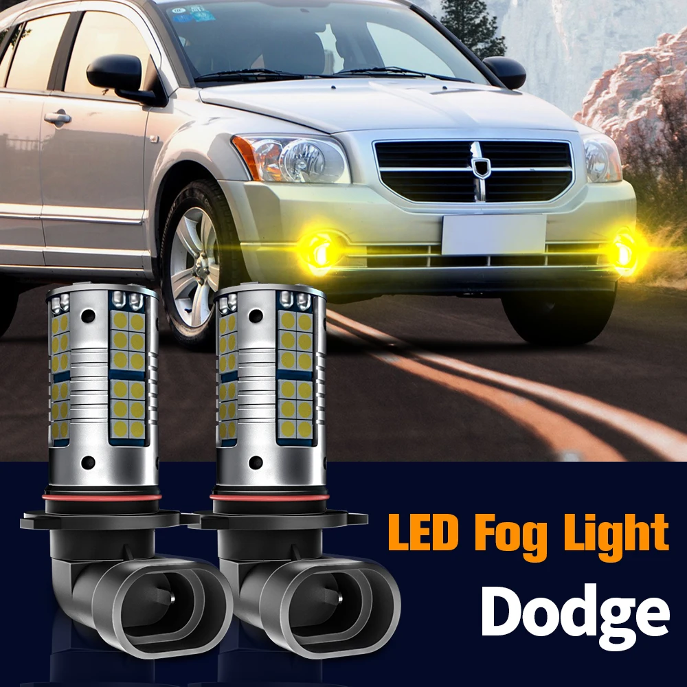 

2pcs LED Fog Light Lamp Blub Canbus Error Free H10 9145 For Dodge Avenger Caliber Charger Durango Nitro Dakota Viper