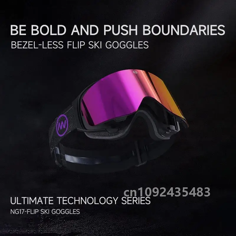 NANDN новые двухслойные противотуманные лыжные очки для снега сноуборда снегохода