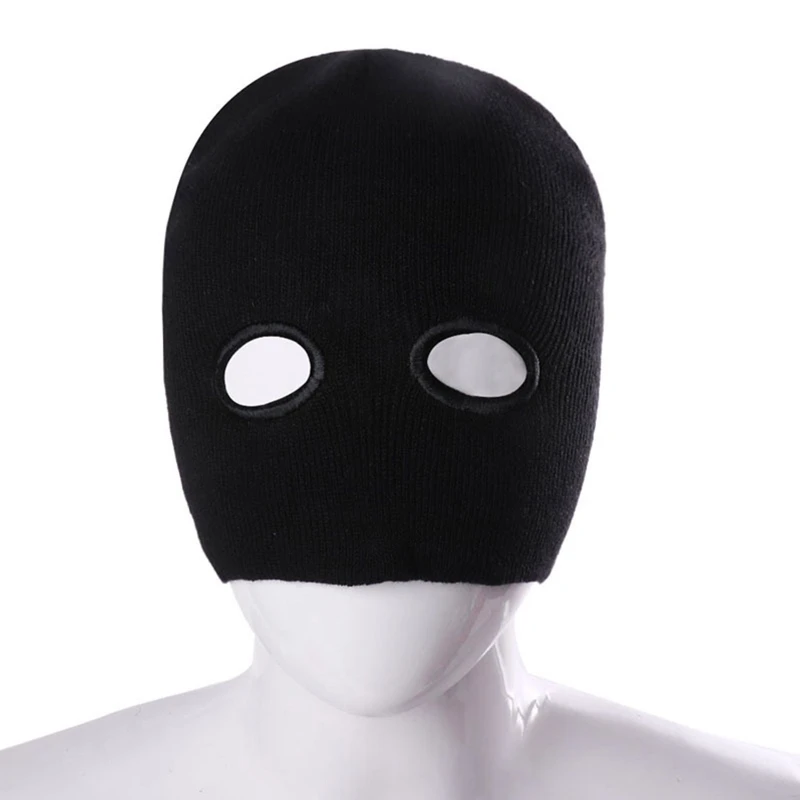 

Q39C Winter Warm Hat Three-hole Knitted Anti-terrorist Cosplay Headgear Robber