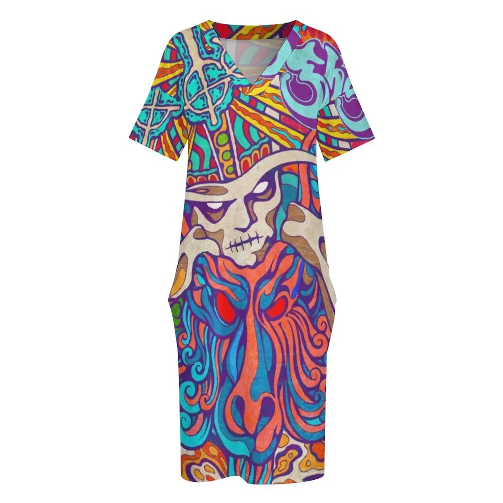 Женское свободное платье из полиэстера и спандекса ма septe