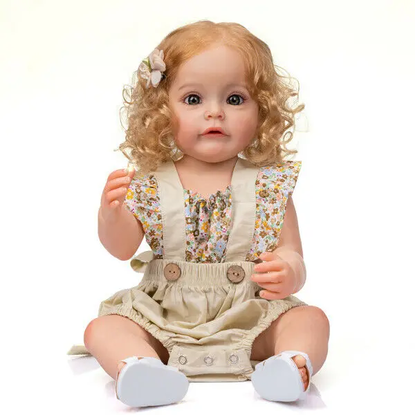 

22in Full Body Silicone Toddler Girl Princess