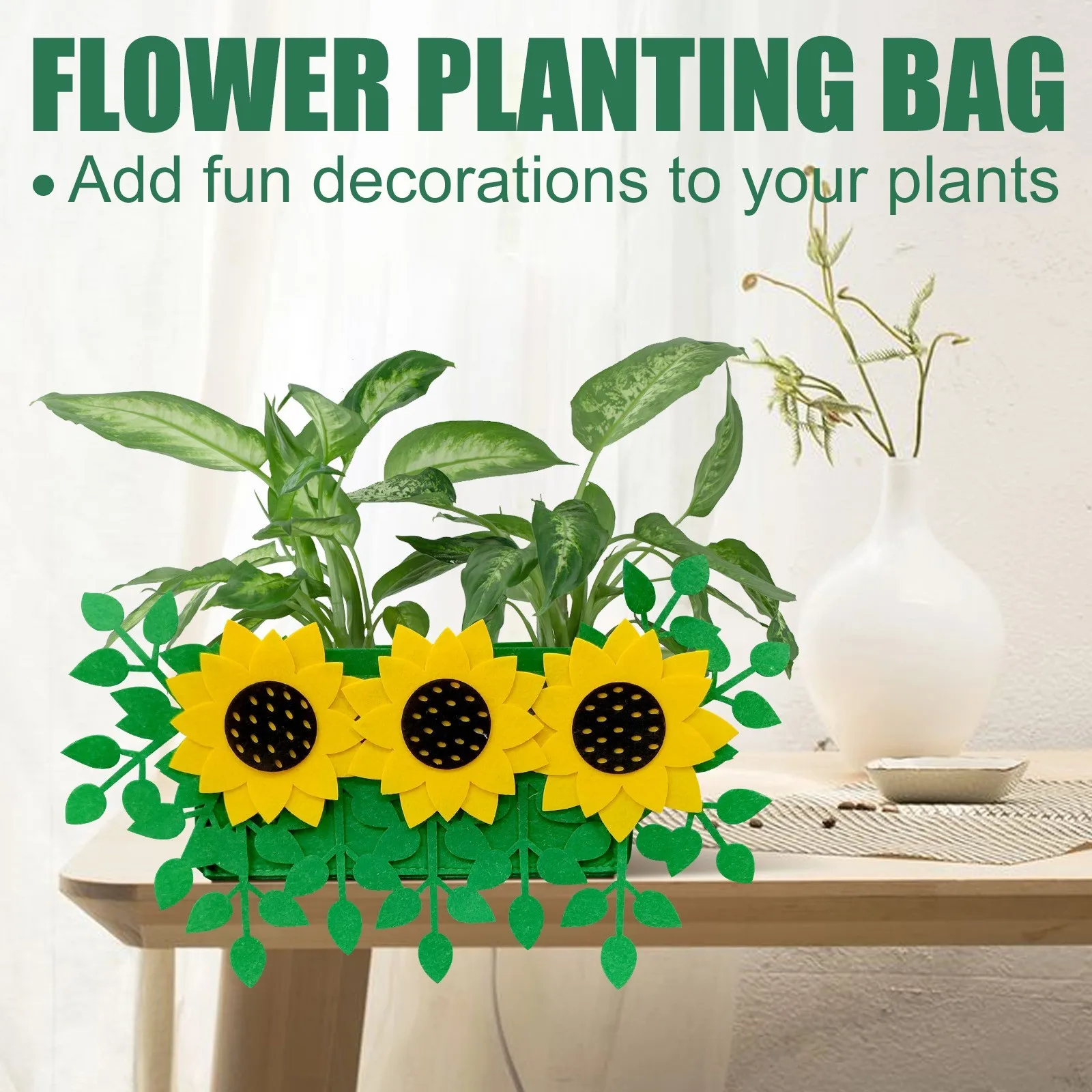 

Felted Fabric Raised Planting Bed Povkeever Raised Planter Garden Bed Bag For Flower Plants Pots Fowers Planting Bag Add Fun