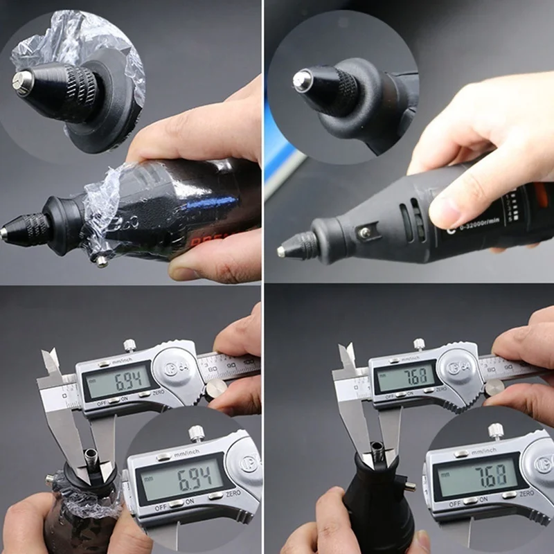 Drill Chuck Keyless Screwdriver Impact Driver Adaptor Electric Micro Motor Clamp Mini Chuck Fixture Hex Shank Drill Bits Adapter AliExpress