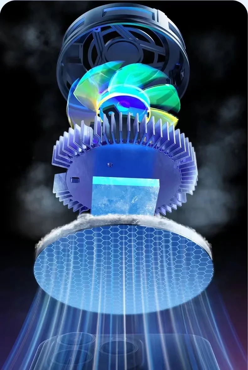 Охлаждающий вентилятор для смартфона типа C игровой магнитный охлаждающий зажим