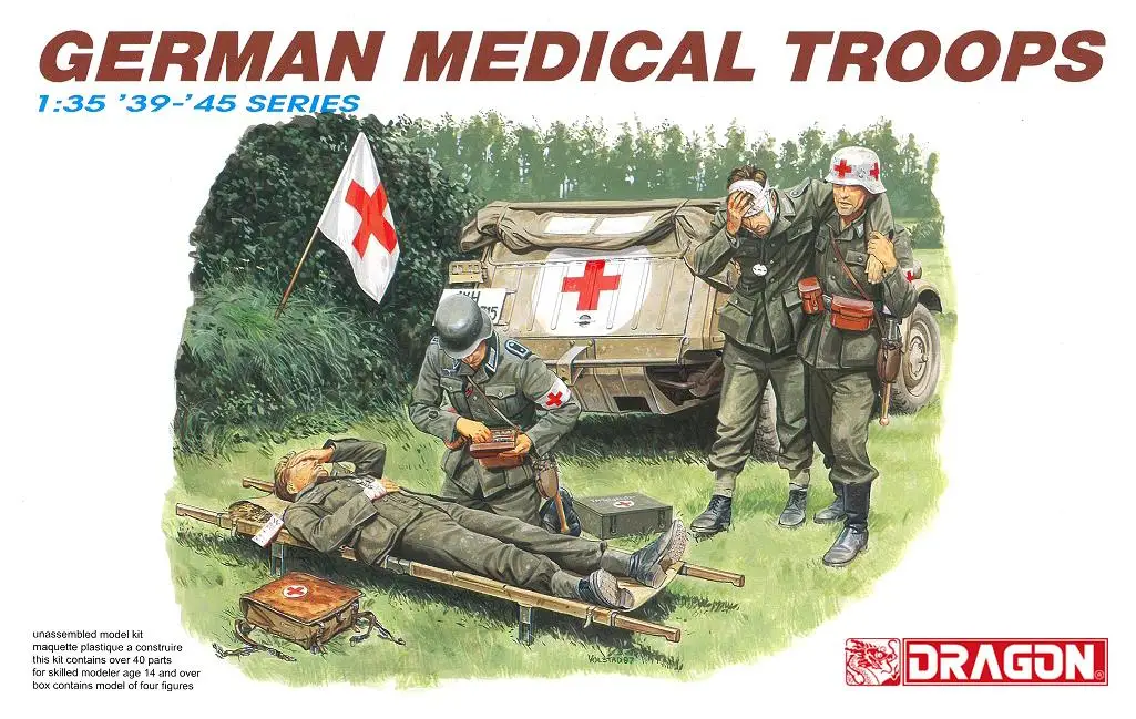 

DRAGON 1/35 German Medical Troops Plastic model kit 6074