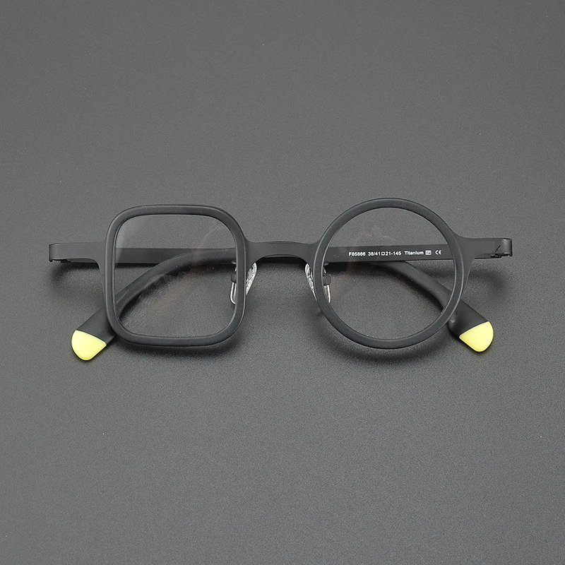 Сверхлегкая титановая ретро-модная трендовая оправа для очков ниша литературная