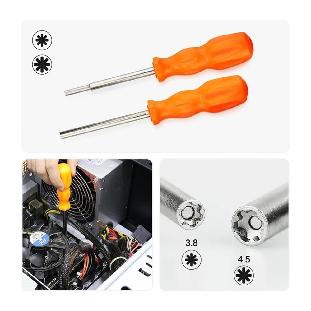 3.8mm + 4.5mm Screwdriver Tool Repair Gamebit For NES SNES N64 GameBoy SEGA And Color Cartridges