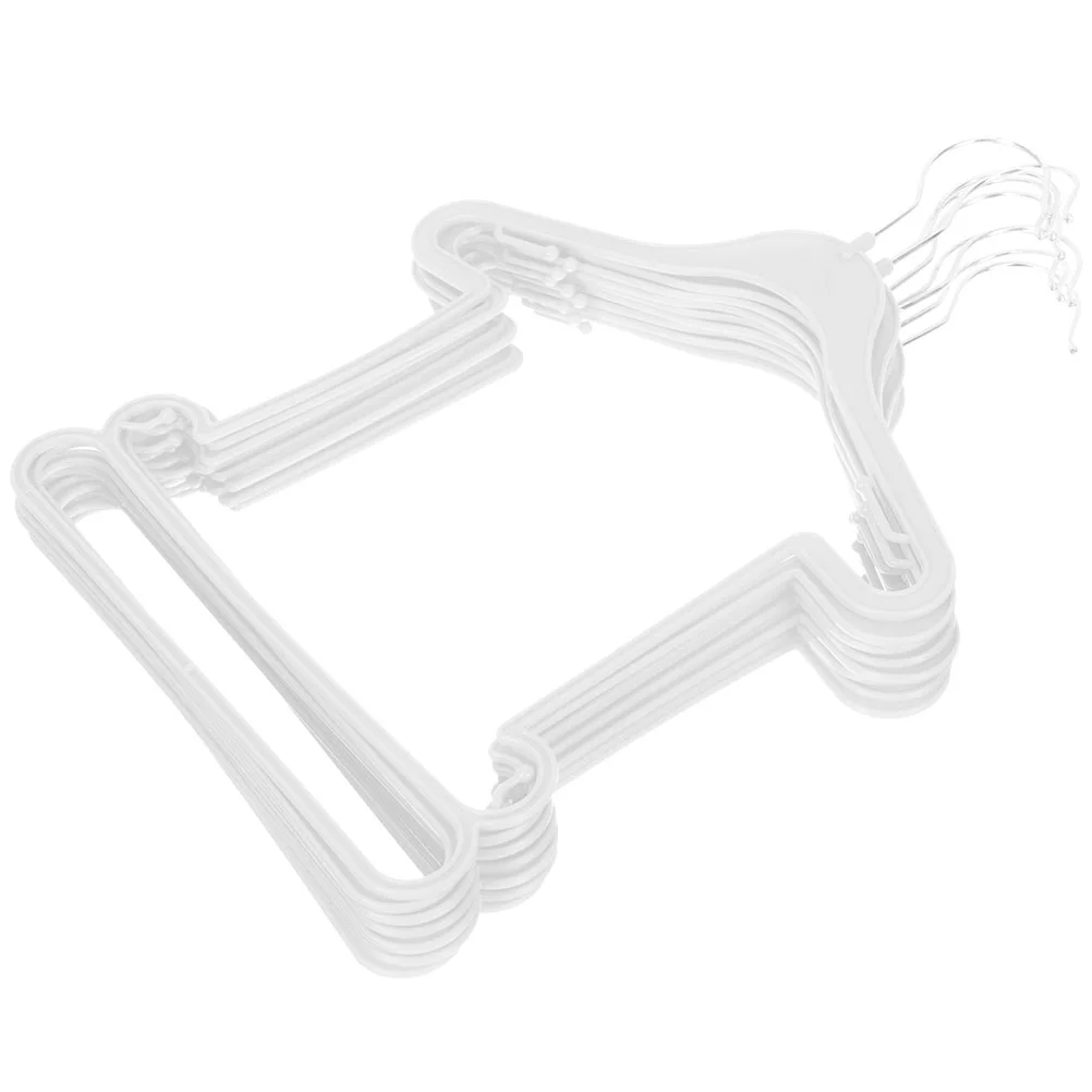12 шт. детские вешалки детский костюм шкаф сиамский белый пластик для детей