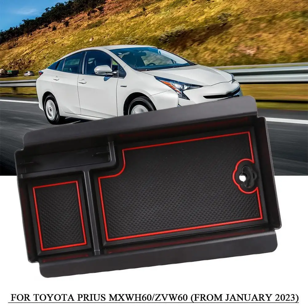 

Поддон-органайзер для центральной консоли для Toyota Prius MXWH60/ZVW60 (с января 2023 года), центральный подлокотник для автомобиля, коробка для хранения из АБС-пластика