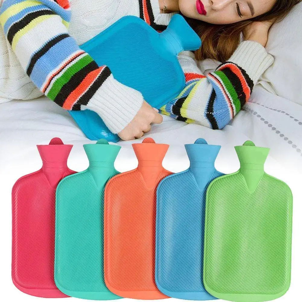 

2000ML Water Injection Rubber Hot Water Bottle Thick Winter Water Warm Feet Water 1PC Bottle Water Hot Bag Bottle Hand Warm I9C3