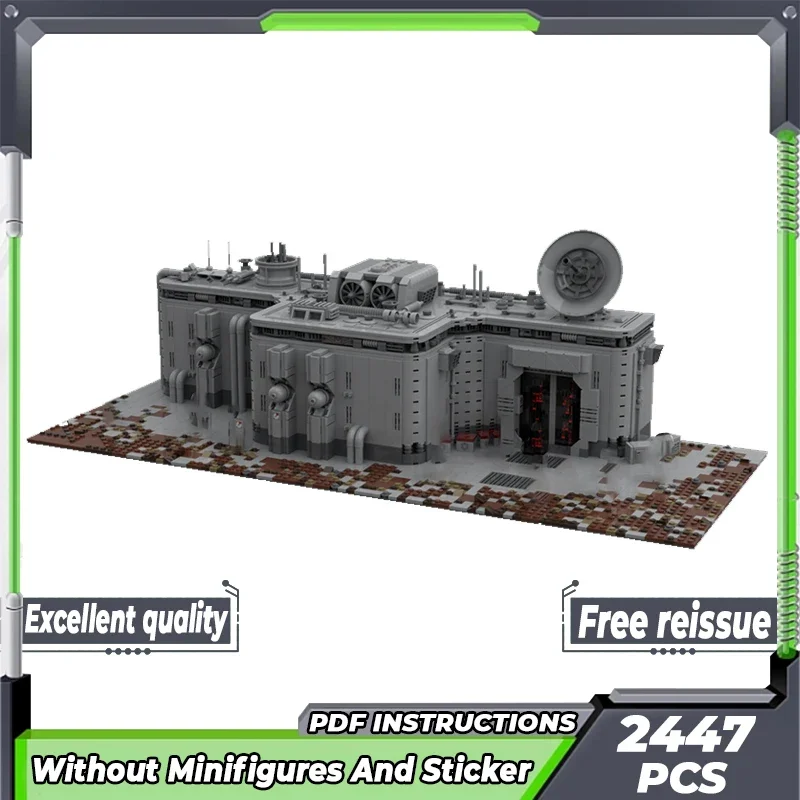 Популярная модель звёздного фильма Moc строительные блоки имперский бункер