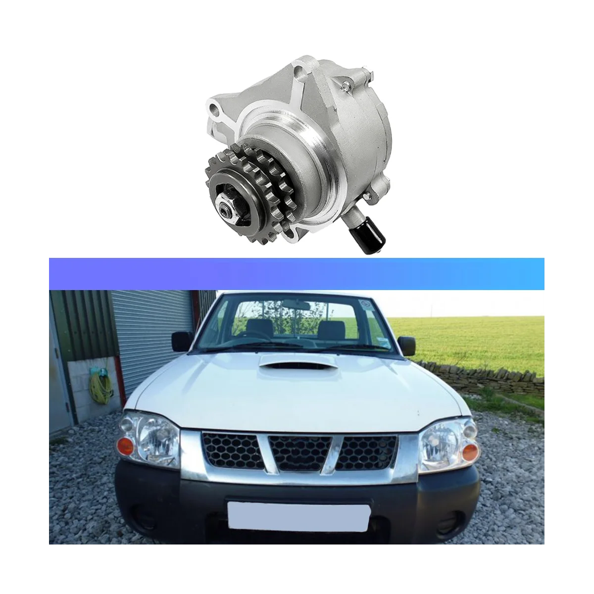 Тормозной вакуумный насос 14650-VK500 14650-VK50A для Nissan Navara D22 KING CAB D23 Pickup Bassara &amp Frontier 2001-2006