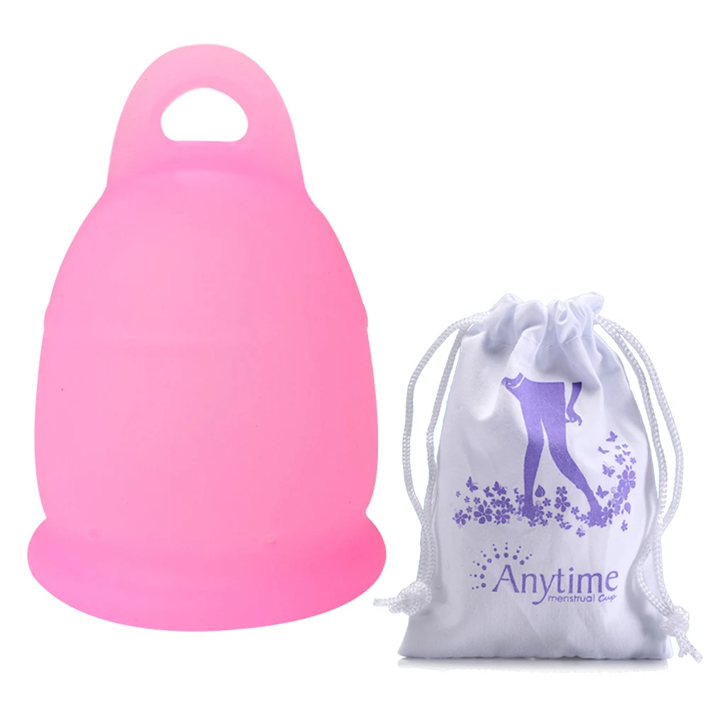 

Portable Menstrual Cup Storage Medical Silicone Leak-proof Women Menstrual Period Cup Storage Feminine Hygiene Heavy Flow Cup