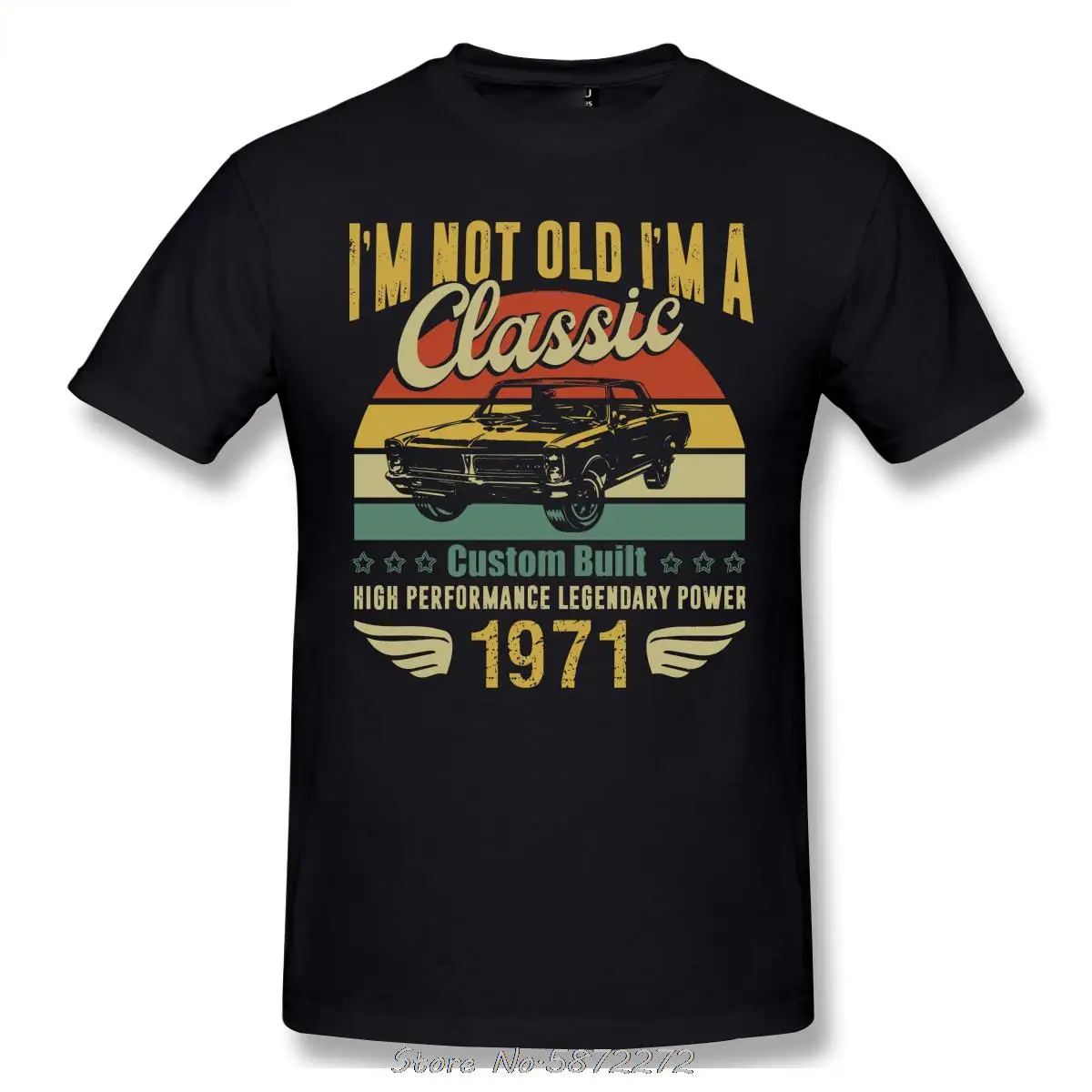 

I'm Not Old I'm A Classic 1971 51 лет подарок на день рождения Футболка винтажная хлопковая Футболка мужские топы футболки Harajuku Свитшот