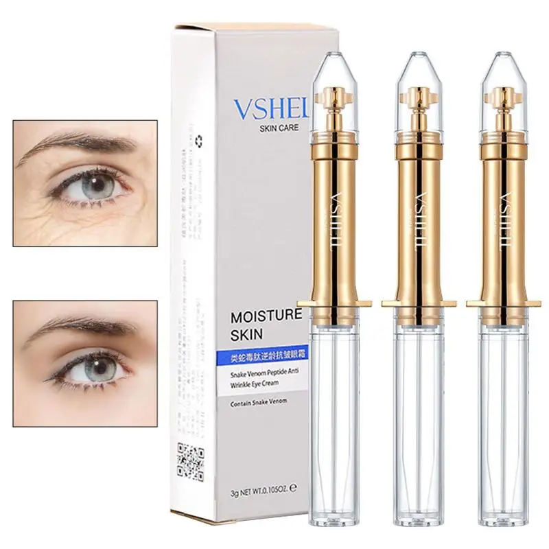 

Hydrating Eye Cream 3Pcs Under Eye Cream To Reduce Puffiness Eye Tightening Cream Reduces Eye Bags Dark Circles Nourishing &