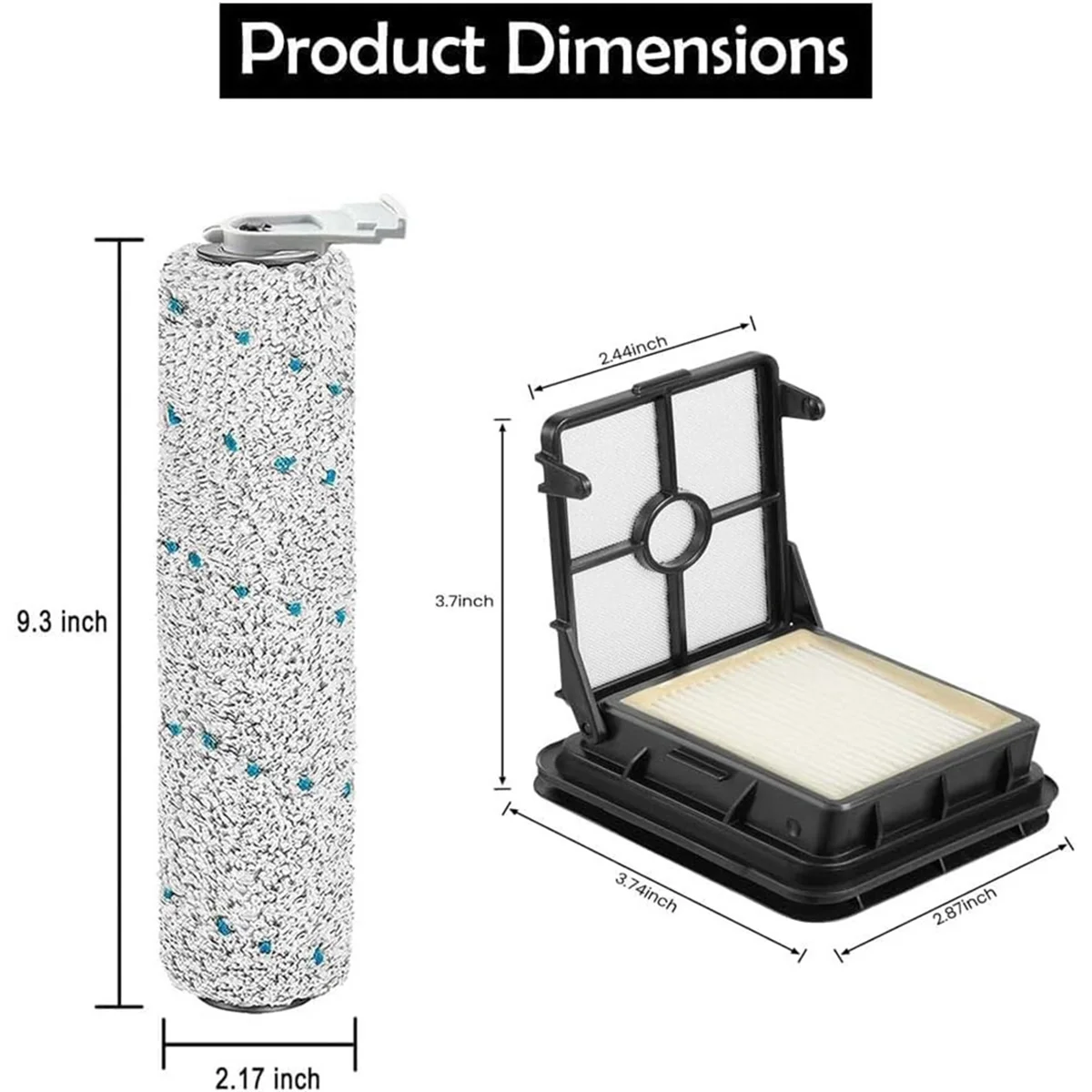 Сменный комплект для Bissell CrossWave Wireless Max Series 2787 2554A 25542 25548 многоповерхностные щетки