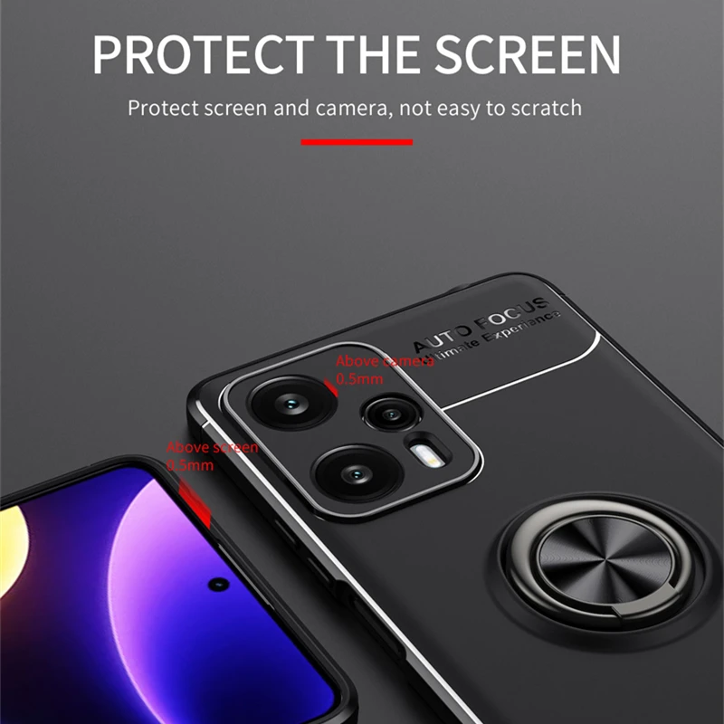For Xiaomi Redmi Note 12 Turbo Case Cover Redmi Note 12 Turbo Capas Bumper Soft TPU Shockproof Holder Cover Redmi Note 12 Turbo
