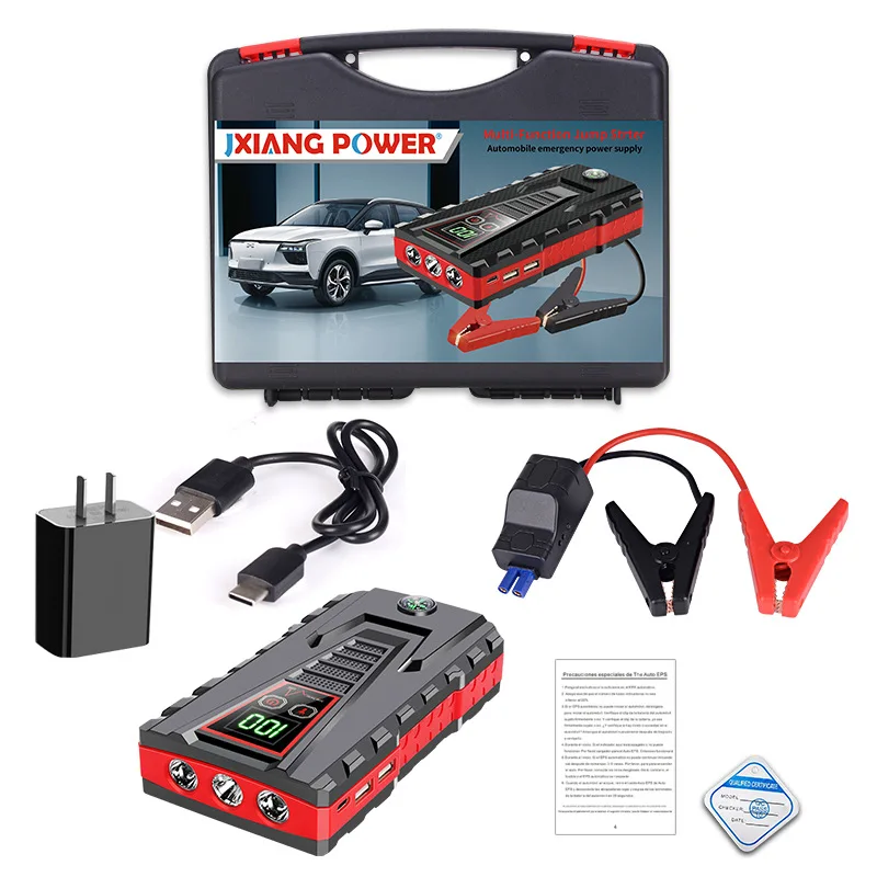 

99800mah 2500A Portable Jump Starter Voor Auto Batter Power Bank Emergency Batterij Booster Starten Charger Voor Car 12V 6.0L