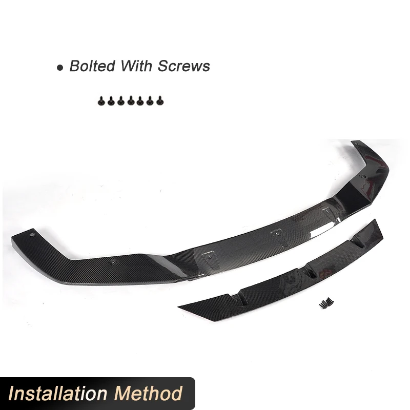 Автомобильный передний бампер спойлер из углеродного волокна для BMW F87 M2 Coupe