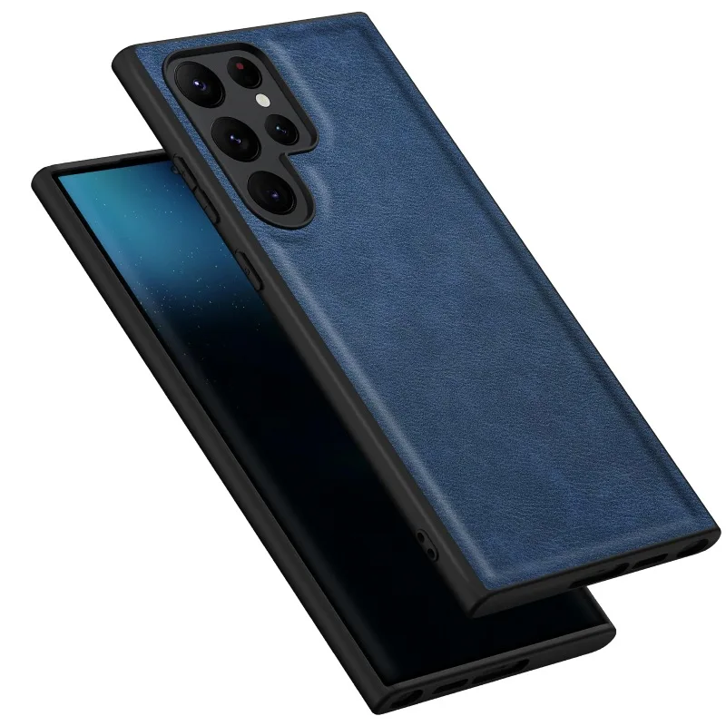 

Classic Case for Samsung Galaxy S23 Ultra 5G High Quality Luxury Business Phone Back Cover for Samsung S23 Ultra