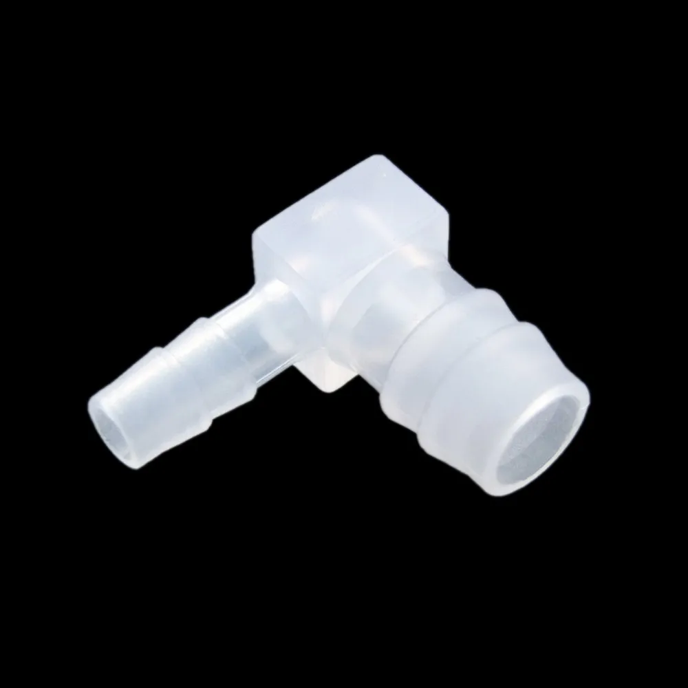 

5pcs 1.6/4/6/8/10/12mm Reducer union Plastic Pagoda Barbed Equal Elbow L Type Hose Connector Pipe Fitting Tube Joint for Garden