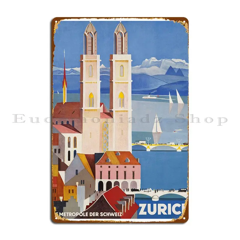 Коллекция 1929 года, швейцарский металлический знак, картина под заказ, фотостена, пещера, жестяной знак, постер