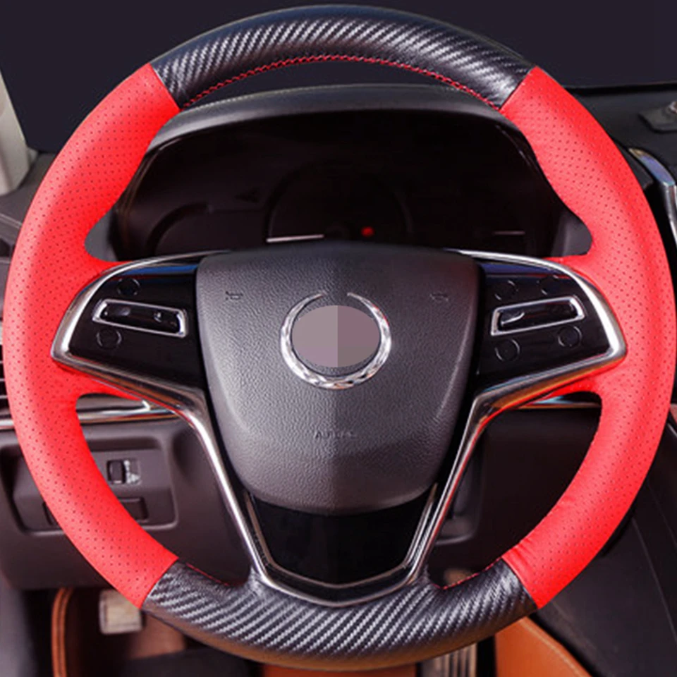 

Оплетка рулевого колеса для Cadillac CTS 2014 2015 2016 ATS 2013 2014 2015