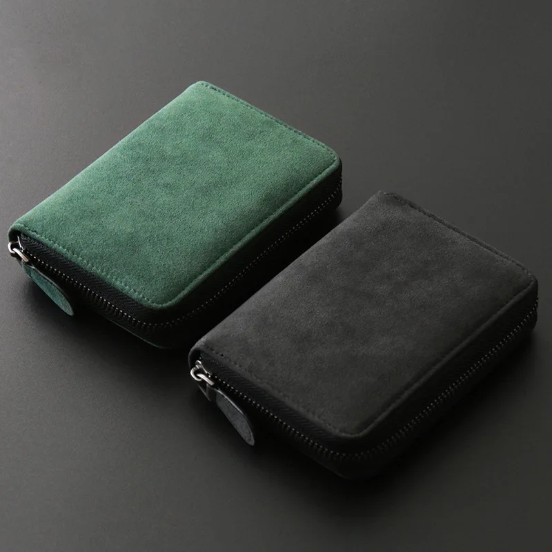

2023 New Men's Simple Driver's License Bank Card Holder Wallet Anti Degaussing Exquisite Document Bag Boyfriend Birthday Gift