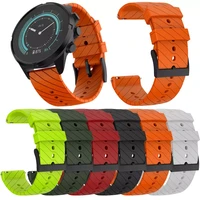 replacement wrist band for suunto 99 baro watch sports soft silicone contracted style lightning streaks wrist band accessories