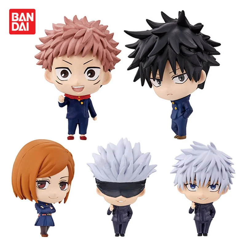 

Bandai Gashapon Jujutsu Kaisen SD Gacha Doll Itadori Yuji Fushiguro Megumi Kugisaki Nobara Model Anime Figure Toys for Kids