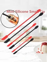 small tip jam spatula cream spoon mixing butter stick tools silicone baking accessories 3pcset kitchen pastry cake decoration