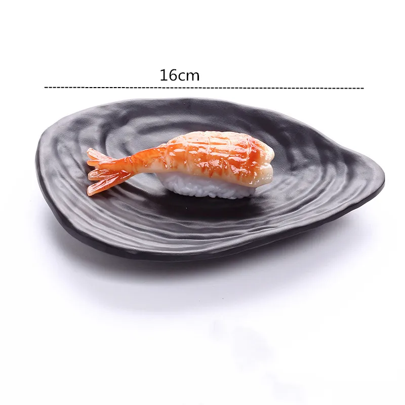 

Черная квадратная тарелка для соуса LISM