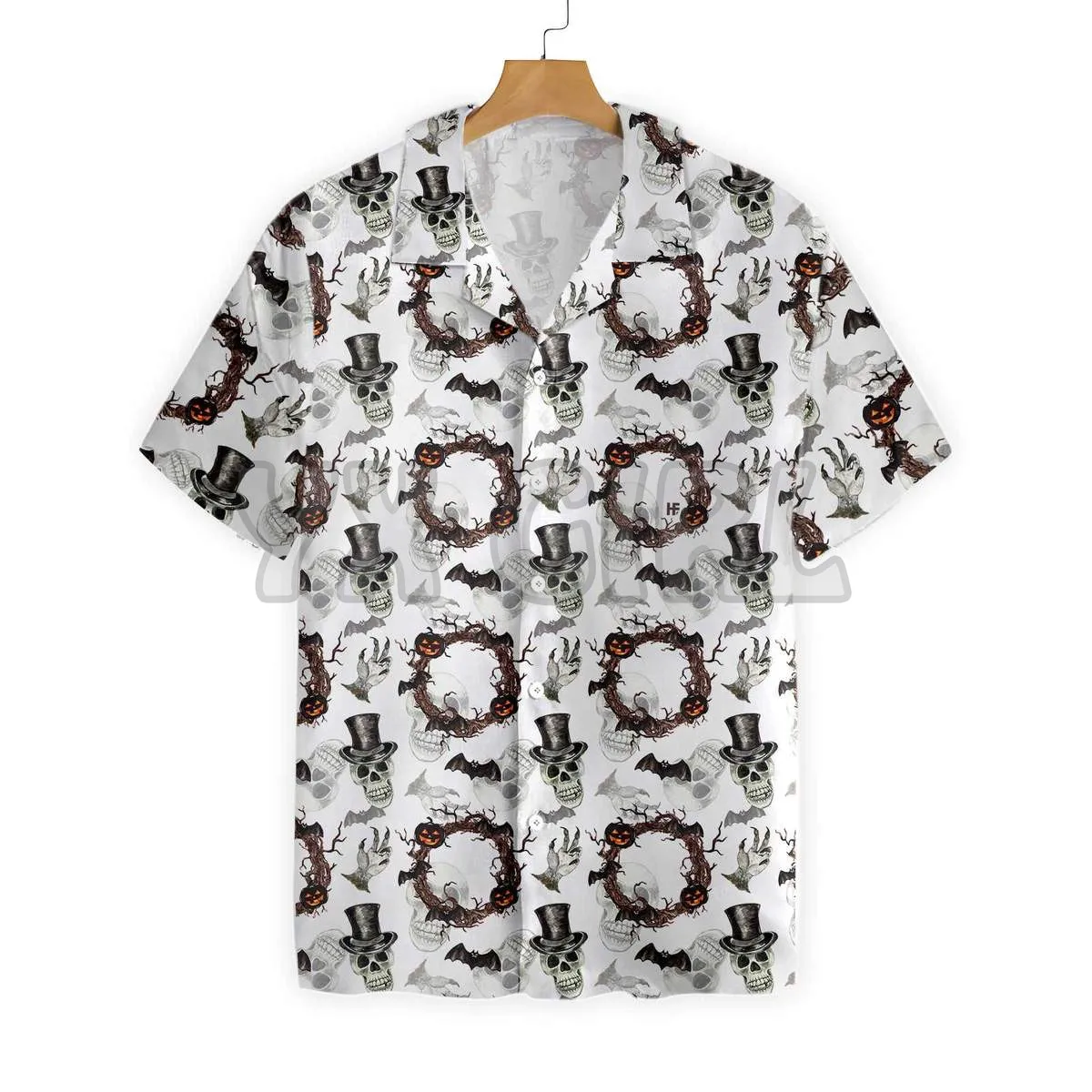 Baseball And Skull 3D All Over Printed Hawaiian Shirt Men's For Women's Harajuku Casual Shirt Unisex