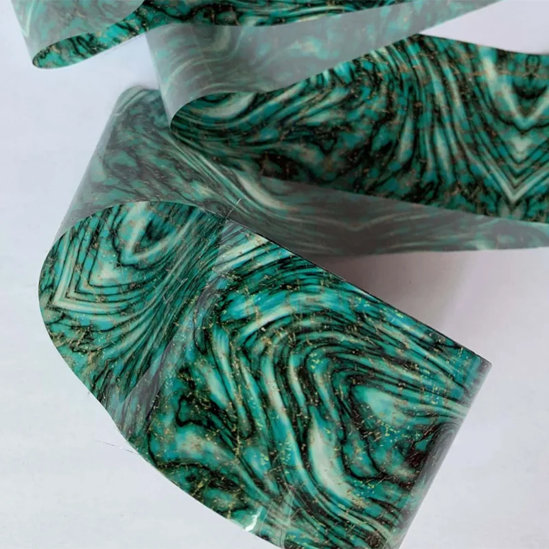 10 Rolls Nail Art Transfer Foil Stickers Decoration Marble Design AB Paper Wraps |