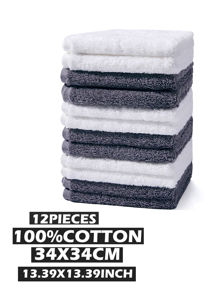 semaxe hand towels kitchen and bathroom face towels 100 cotton towels premium soft face towel set 12 sets free global shipping
