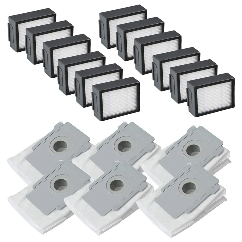 

Replacement Filter & Clean Base Bag Compatible for IRobot Roomba I6 I4 I8 I7 I7+I3 Plus I Series Robotic Vacuum Cleaners