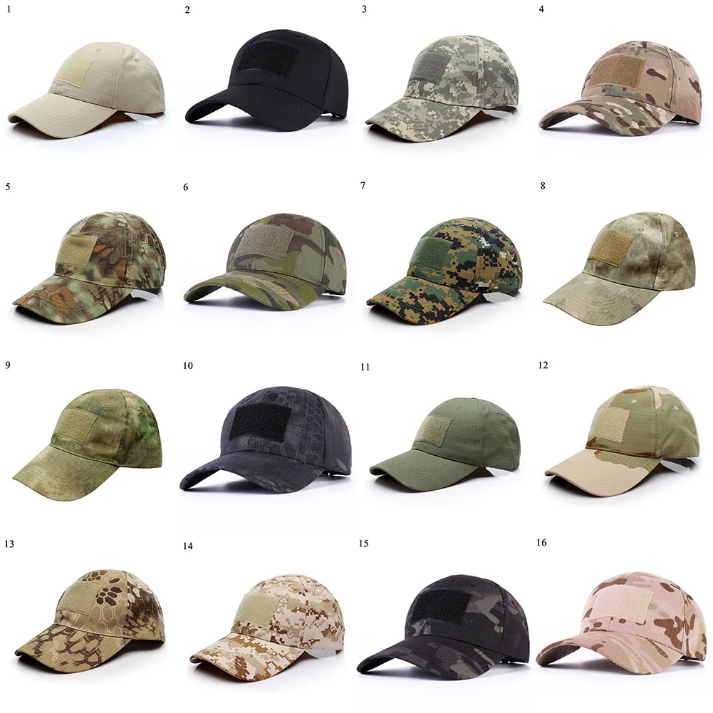 

Кепка-Снэпбэк в стиле милитари для мужчин и женщин, регулируемая тактическая армейская шапка-солдат, летняя