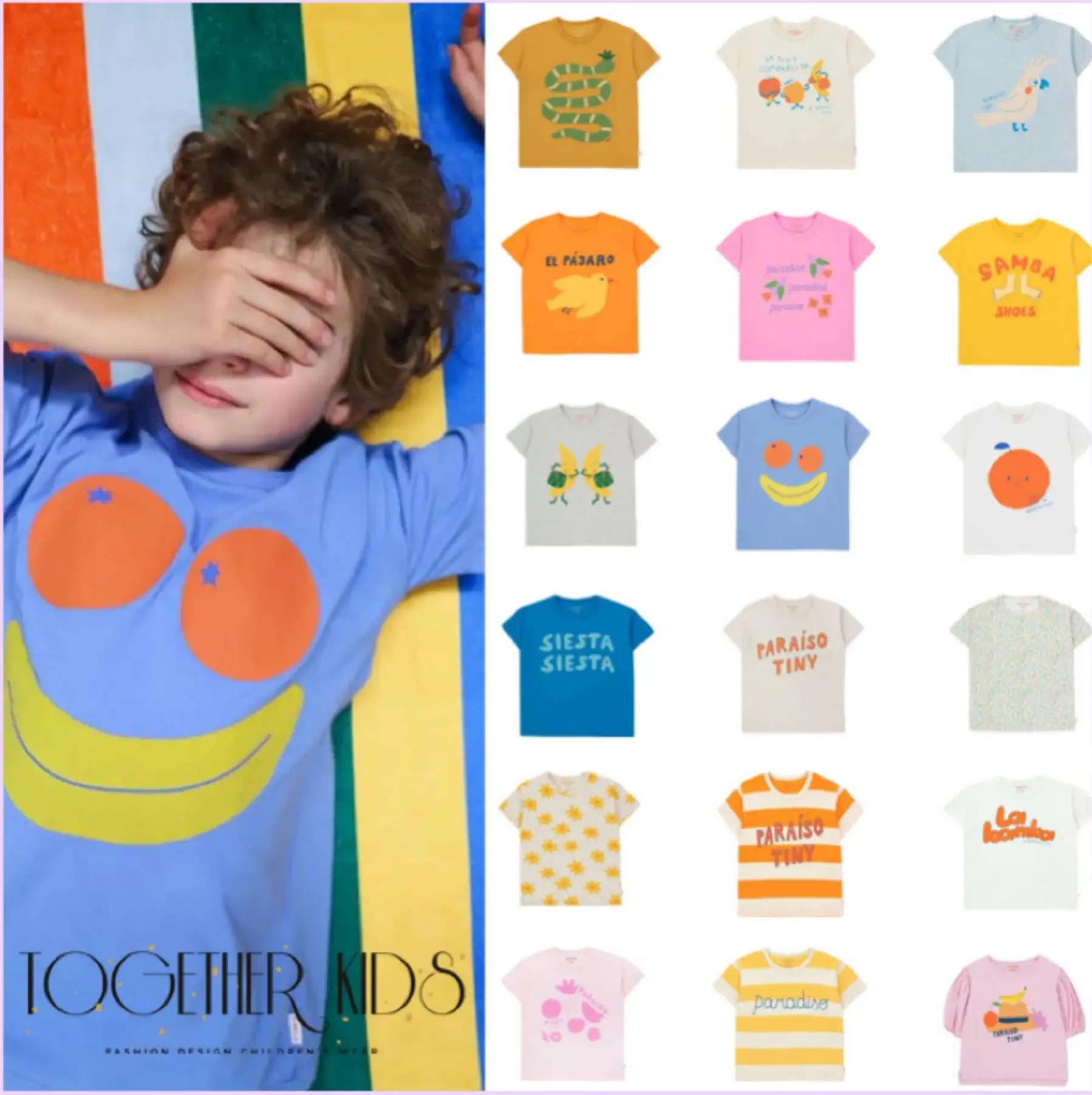 

Korean Kids Clothes T Shirts For 2023 Summer Baby Girls Boys Carton Cotton Short Sleeve Tee Children's Clothings 2 To 8 Years